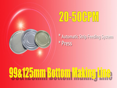Sistem Pengumpanan Strip Otomatis Untuk Tutup Kaleng Bawah 125mm Dan Bawah 99mm