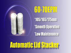 Mesin Pembuat Kaleng Logam Otomatis Lid Stacker Tegangan 380V 50Hz