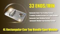 Otomatis 4L Ear Lug Welder / Tutup Mesin Las Top Spot Mesin Las Klip Tutup