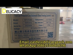 Uploader Otomatis Dan Sistem Makanan Lembar Untuk 83 / 99 / 127mm Bottom Membuat Line