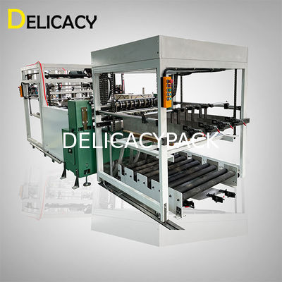 Kualitas  Multifunctional Automatic Tin Can Making Machine For Sheet Feeding Stacking Slitter pabrik