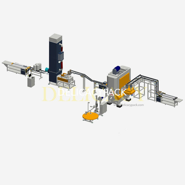 3 Phase 380V Easy Open End Machine Otomatis Untuk Pembuatan Tutup Ujung Kaleng