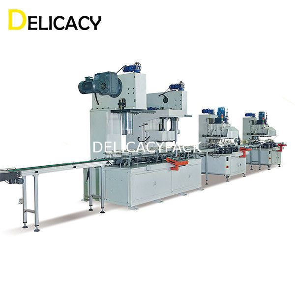 Lini Produksi Kaleng Otomatis 35KW Untuk Industri Kimia Dapat Membuat Pail