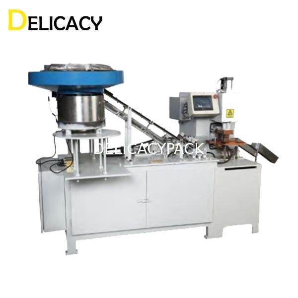 Mesin Pembuat Kaleng Otomatis 40CPM Untuk 4L Ear Lug Lid Top Spot Welding