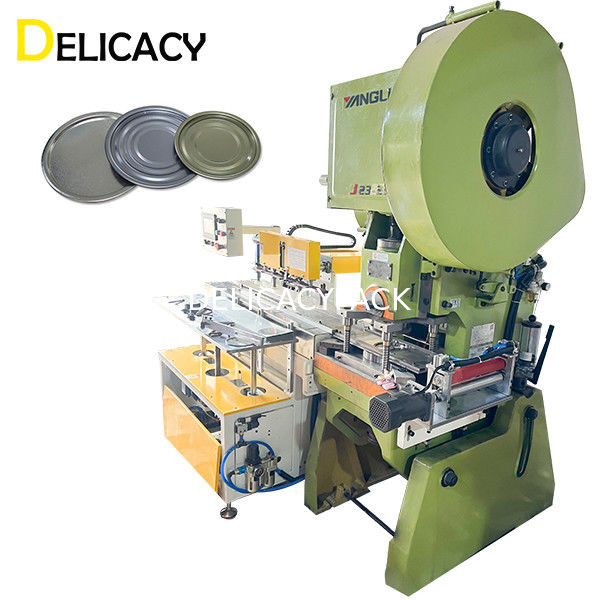 Automatic Strip Feeding Tin Can Manufacturing Machine Untuk Tutup Kaleng 125mm Bawah 99mm Bawah
