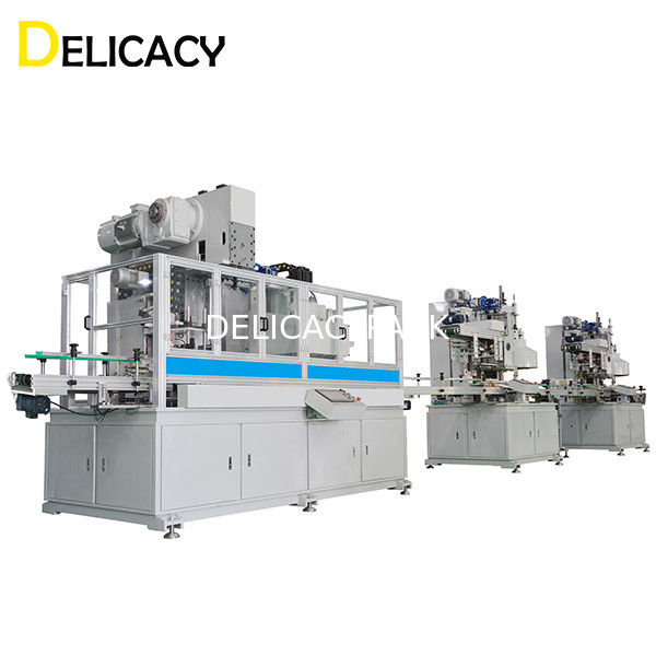 Mesin Pembuat Kaleng Otomatis 30CPM Untuk Pembuatan Kaleng Persegi Panjang Persegi Kecil