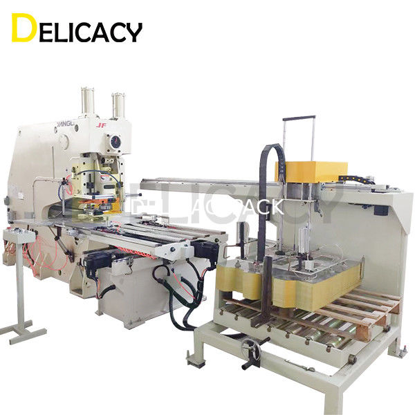 Iron tin Cap Production Line Sheet Metal Feeding Dan Punching Integrated Machine
