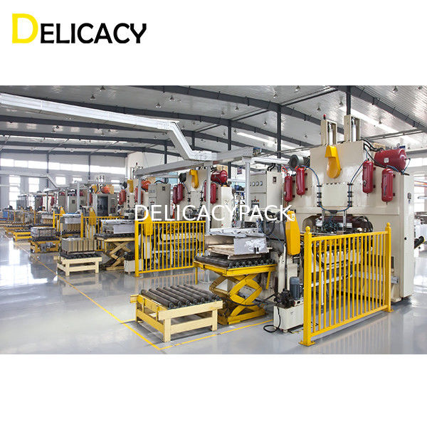 7 Kepala H Tipe Sheet Feed Press Untuk Metal Lid Membuat Line