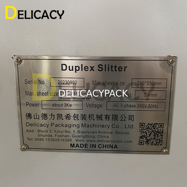 Otomatis Piring Besi Longitudinal Dan Transverse Shearing Machine Duplex Otomatis Gang Slitter untuk membuat kaleng