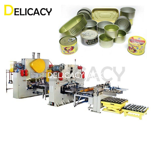 380V Tin Can Production Line 2 Piece Kaleng Ikan Tomat Pasta Kacang Tin Can Body Membuat Mesin Punch Press