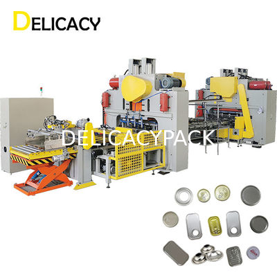 Full Automatic CNC Tin Can Production Line, EOE End Tinplate Sheet Feed Press